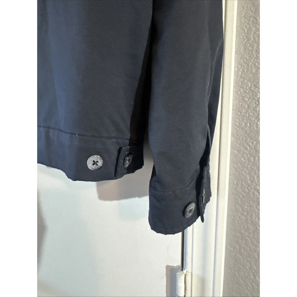 VTG Nike Golf Jacket XL Black Full Zip Y2K Windbreaker Shield Crest Embroidered